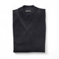 Dark blue turtleneck made of extra-fine merino wool
