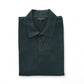 Bottle-colored merino knit polo