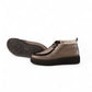 Bronzefarbener, lammfellgefütterter Halbhoher-Sneaker