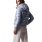Hellblaue Daunen-Jacke mit Kapuze von Herno