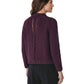 Bordeauxfarbene Cashmere-Strickjacke von S.Marlon – Ansicht 2