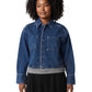 Mittelblaue Jeansjacke im Boxy-Schnitt von PNTS – Ansicht 5