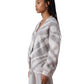 Ecrufarbene Alpaka-Strickjacke mit Zebra-Muster von 10days – Ansicht 3
