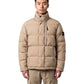 Sandfarbene Daunenjacke von Stone Island