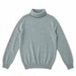 Eisblauer Rollkragenpullover von Glenugie – Vorderansicht