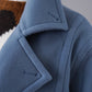 Mittelblauer Oversize-Caban