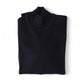 Dunkelblauer Stretch-Turtleneck