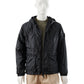 Nachtblaue Jacke mit Kapuze