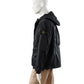 Nachtblaue Jacke mit Kapuze