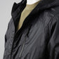 Nachtblaue Jacke mit Kapuze