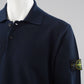 Dunkelblaues Langarm-Polo