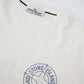 Cremefarbenes T-Shirt mit Rückenprint