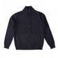 Dunkelblaue Strickjacke