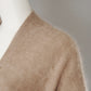 Beigefarbener Cardigan aus Wolle und Kaschmir