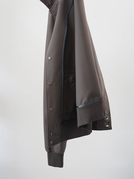 Dunkelbrauner Woll-Blouson von Valstar – Ansicht 7
