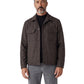 Braun meliertes Overshirt aus Wollflanell mit Kaschmir von Corneliani