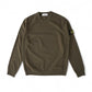 Khakifarbener Woll-Roundneck