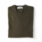 Khakifarbener Woll-Roundneck