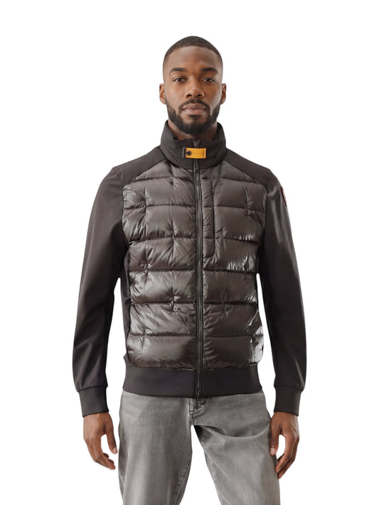 Schwarzer Hybrid-Bomber mit Steppfront von Parajumpers