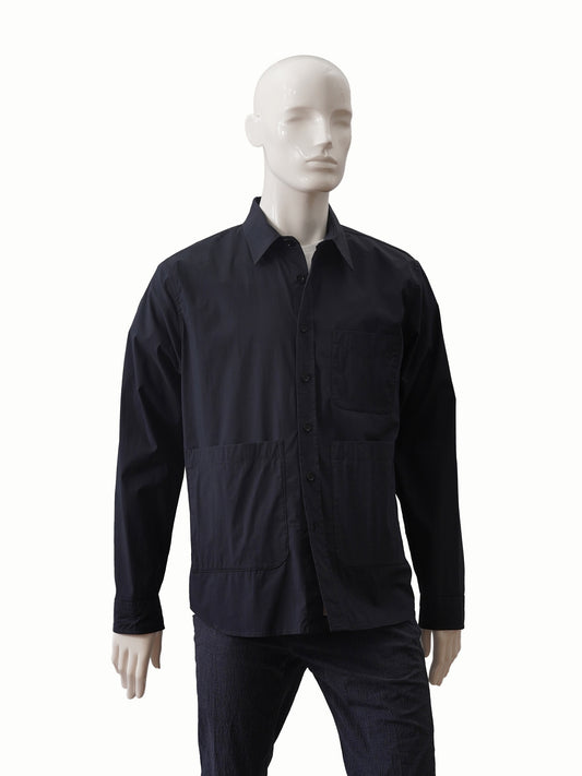 Dunkelblaues Overshirt von ASPESI