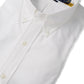 Weißes Buttondown-Hemd mit Elastan