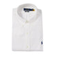 Weißes Buttondown-Hemd mit Elastan