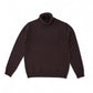 Dark brown turtleneck sweater