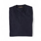 Dark blue roundneck “Flexwool”