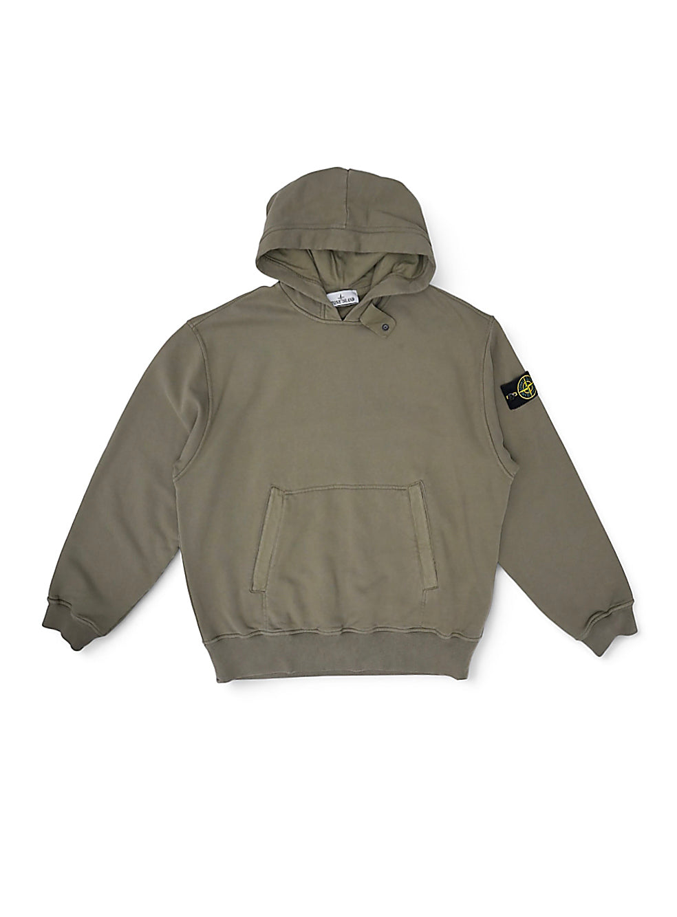 Khakifarbener Hoodie von Stone Island