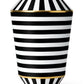 Vase Luna black/gold Gr. L