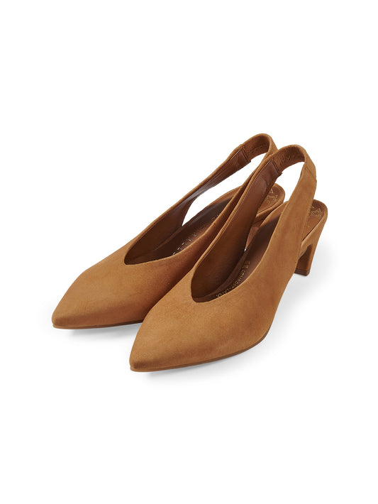 Camelfarbener Sling-Pumps von Pedro Miralles