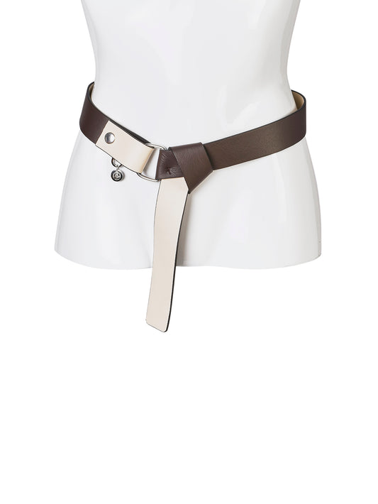 Braun/Beiger Gürtel von Peserico