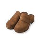 Cognac-colored clogs – AS