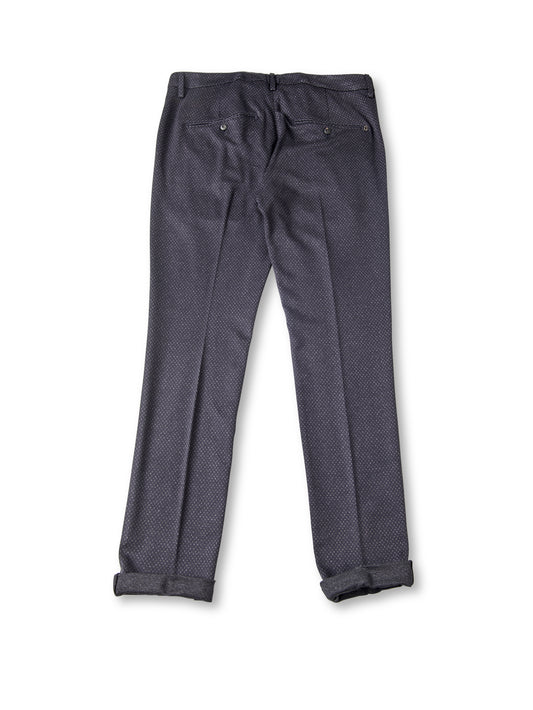 Blaue Jerseyhose von Dondup – Ansicht 3