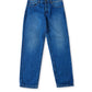 Blaue, tappered Jeans