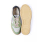 Weißer super Vintage Autry-Sneaker mit blau/grünen Details "Medalist"