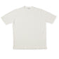 Cremefarbenes, gestricktes T-Shirt aus "Crepe-Cotton"