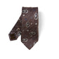 Brown paisley tie