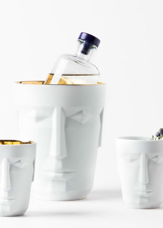 Becher Prometheus Satin White von Sieger by Fürstenberg – Ansicht 2